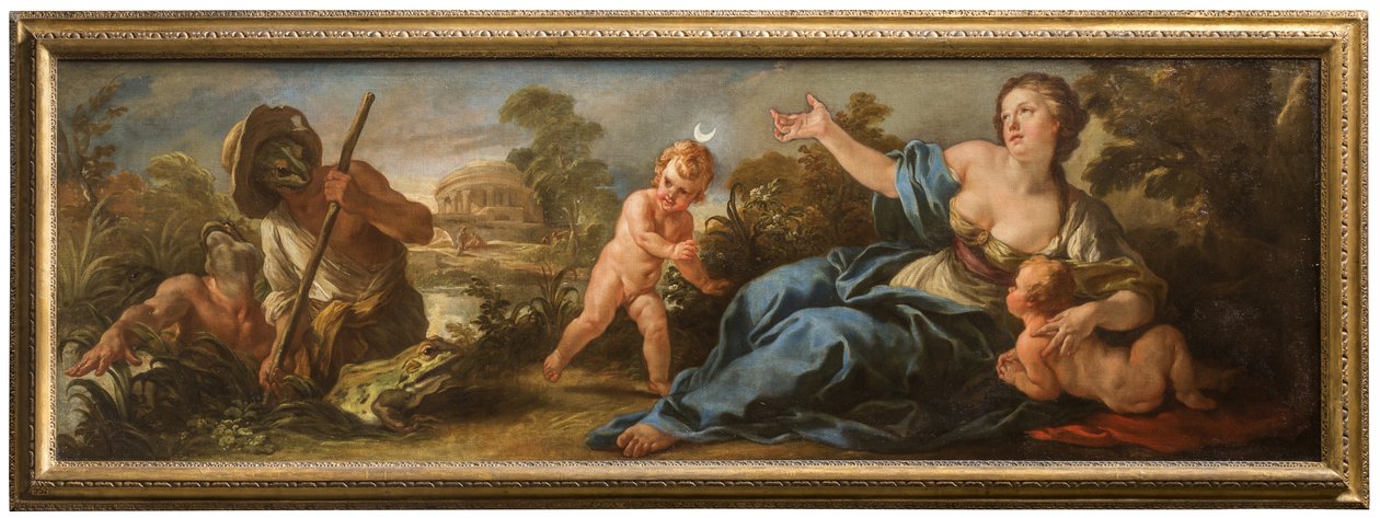 Latona y los pescadores licios, c.1715-16 de Jean Baptiste van Loo