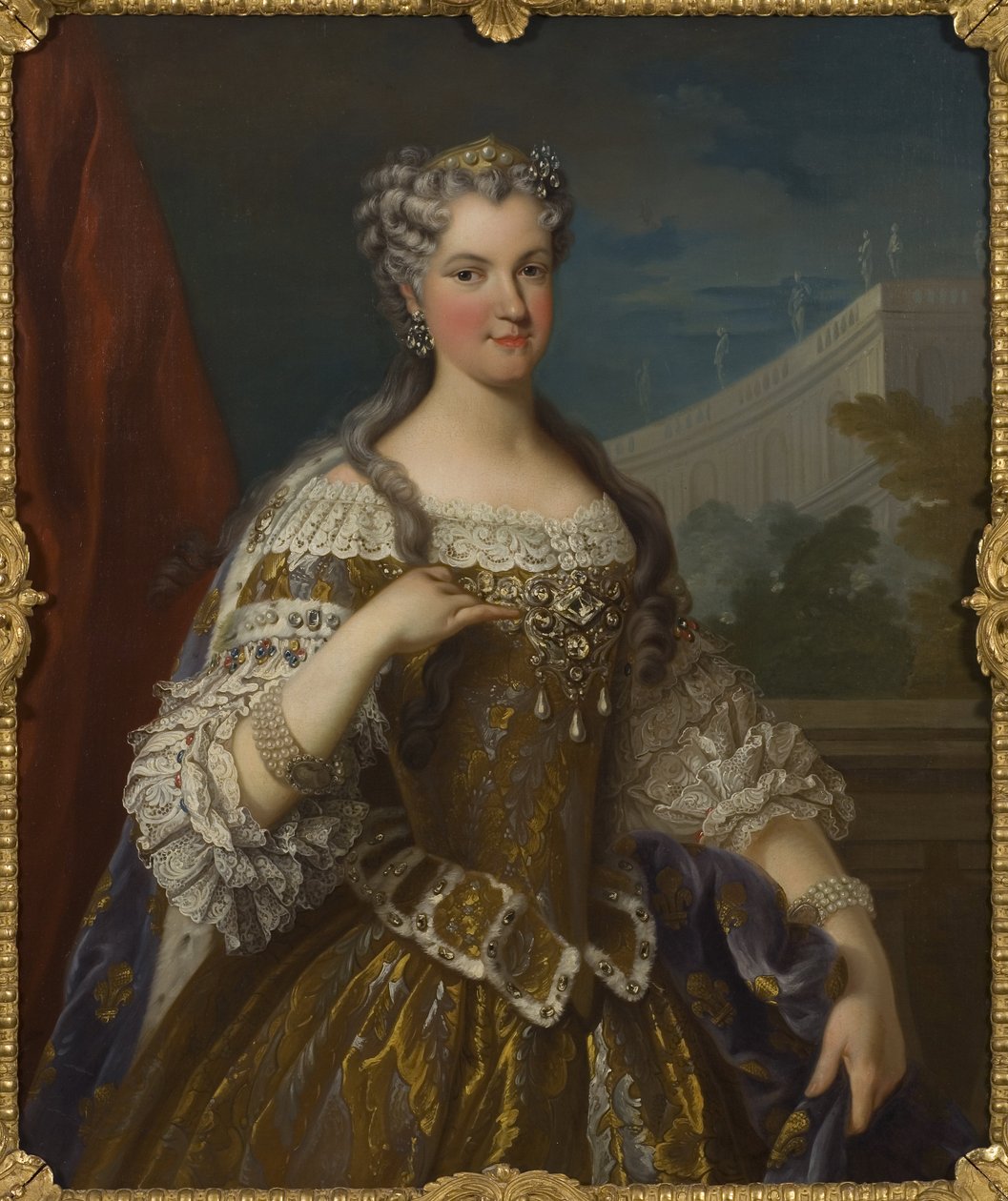 Retrato de María Leszczynska, Reina de Francia de Jean Baptiste van Loo