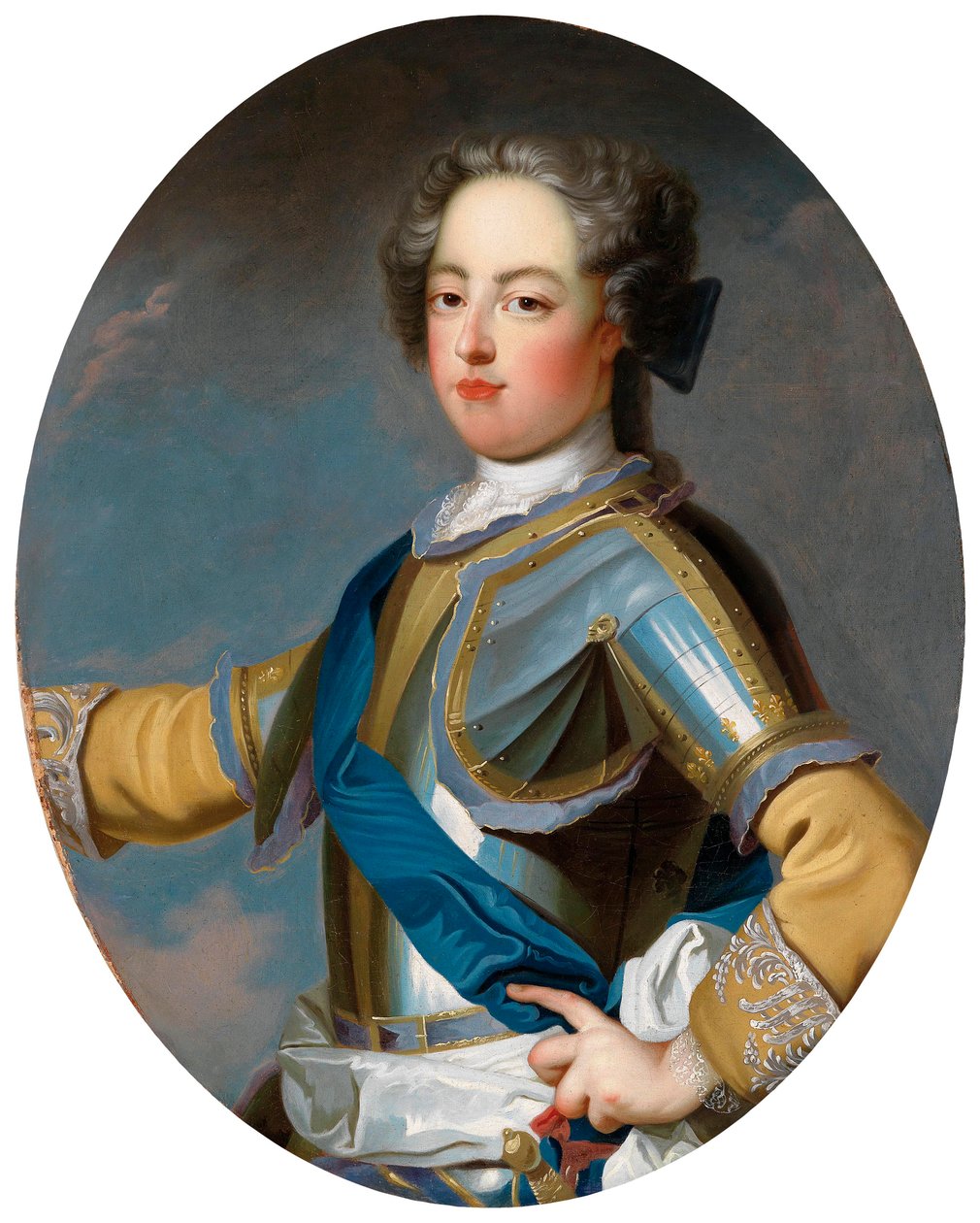 Retrato del rey Luis XV de Jean Baptiste van Loo