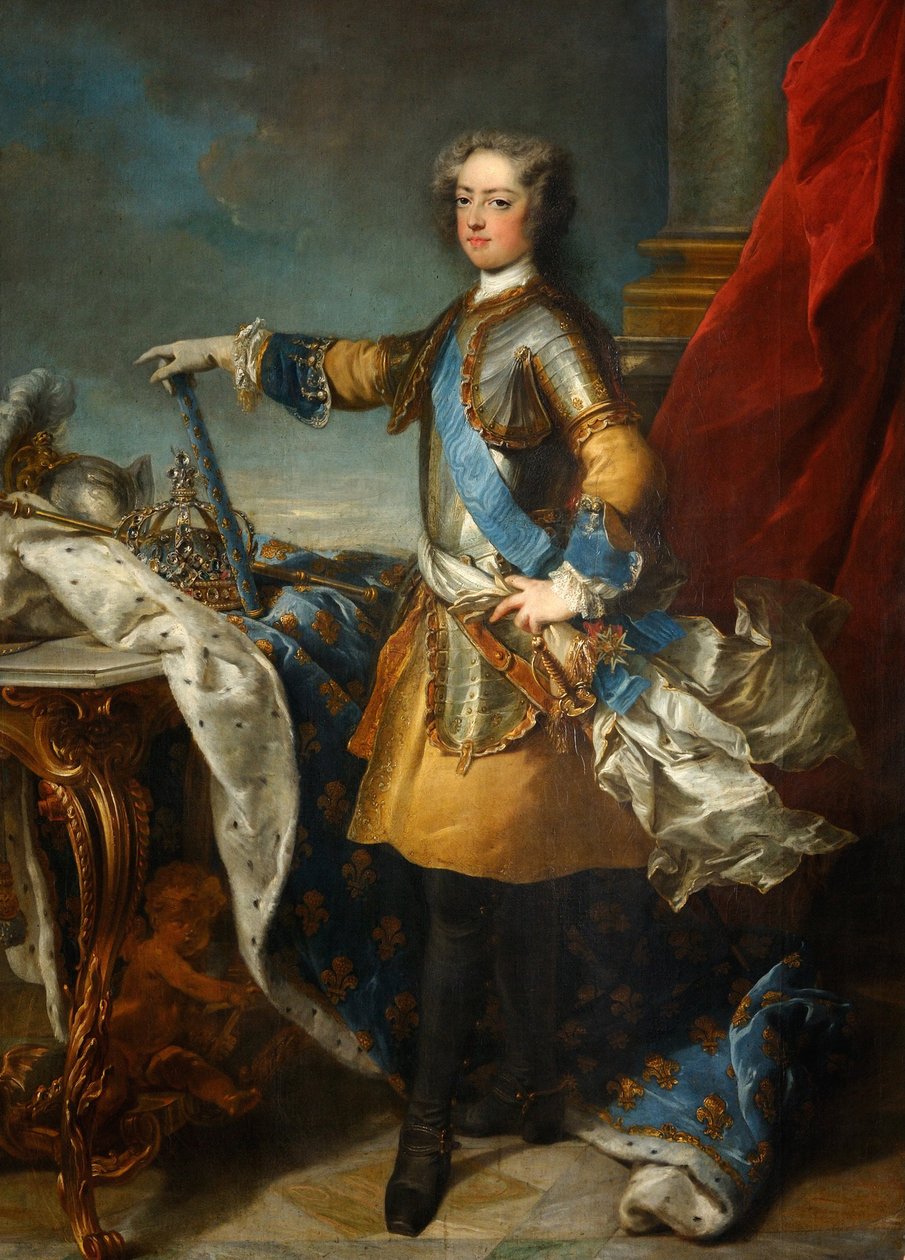 Retrato del Rey Luis XV 1710-1774, ca 1723-1724 de Jean Baptiste van Loo