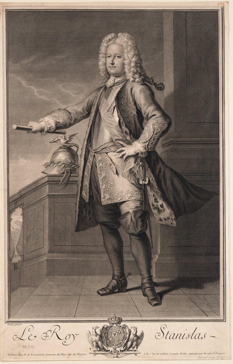 Stanislas Leszczynski, llamado el Benefactor - Stanislaw I Leszczynski (1677-1766), Rey de Polonia de Jean Baptiste van Loo