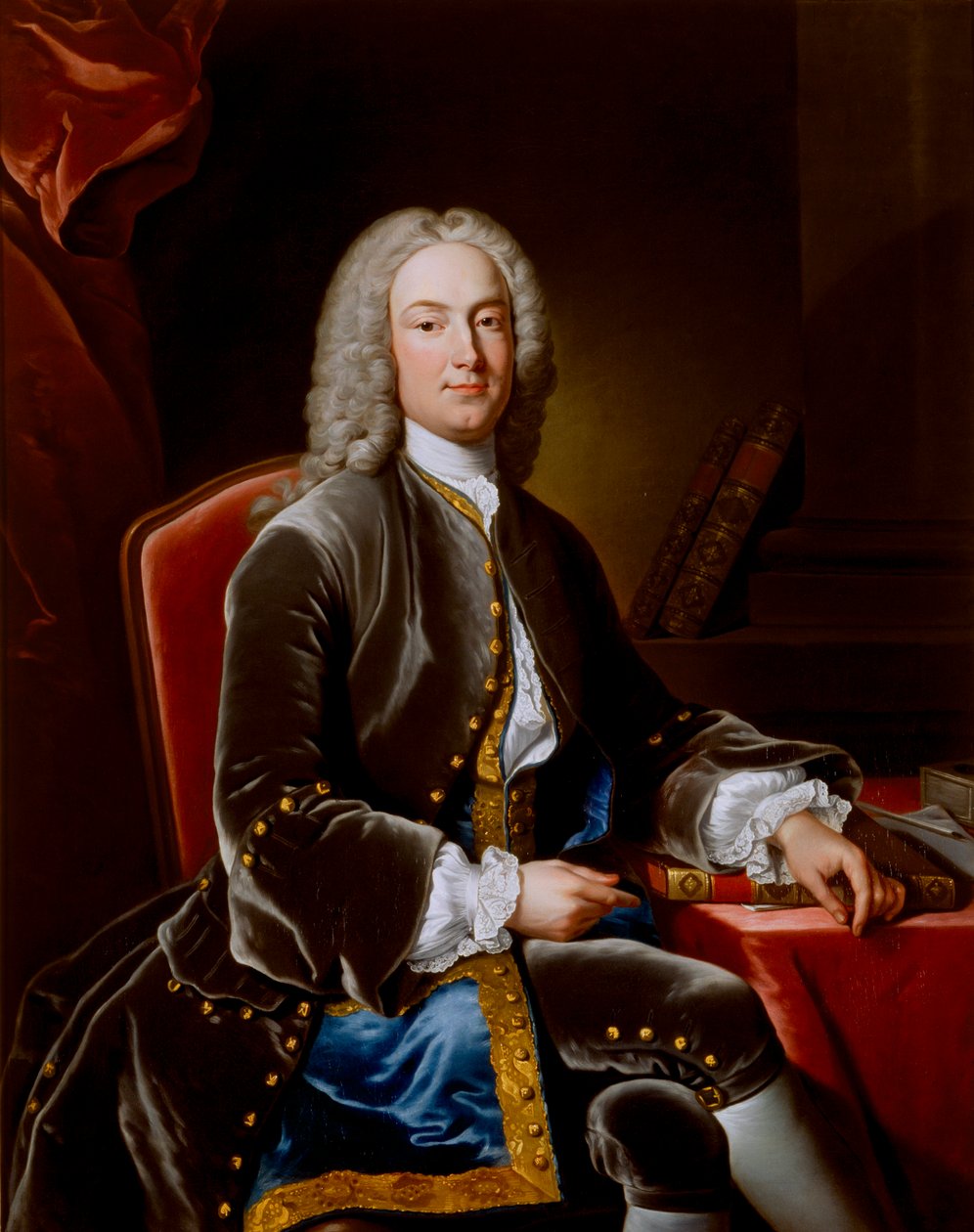 William Murray, Conde de Mansfield, abogado, político y juez británico, c1738 de Jean Baptiste van Loo