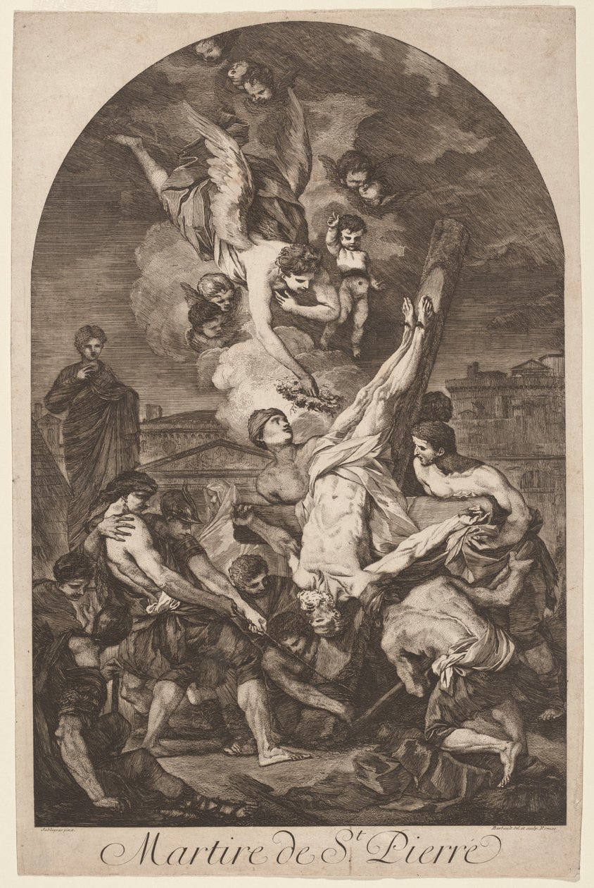 Martirio de San Pedro de Jean Barbault, after Pierre Hubert Subleyras