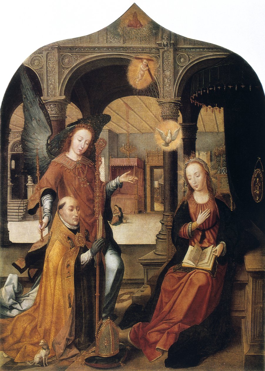 Anunciación, 1516-1517 de Jean the Elder Bellegambe