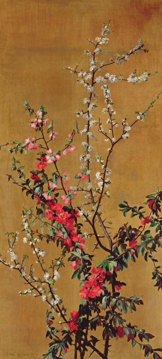 Rama de Cerezo Japonés y Espino de Jean Benner
