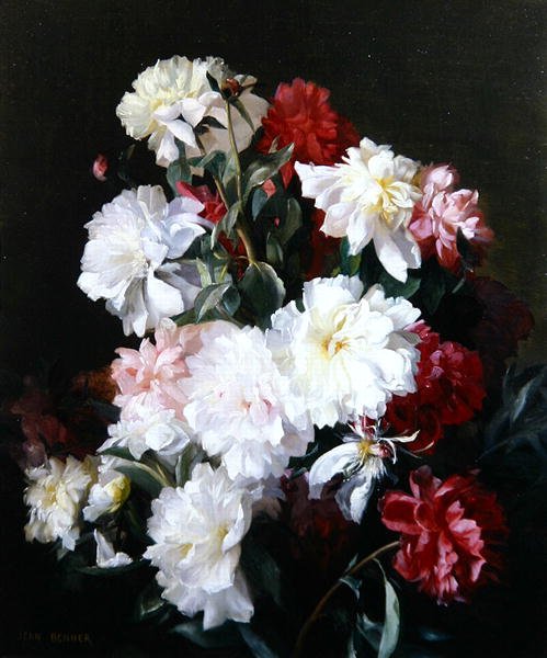 Naturaleza muerta de flores de Jean Benner
