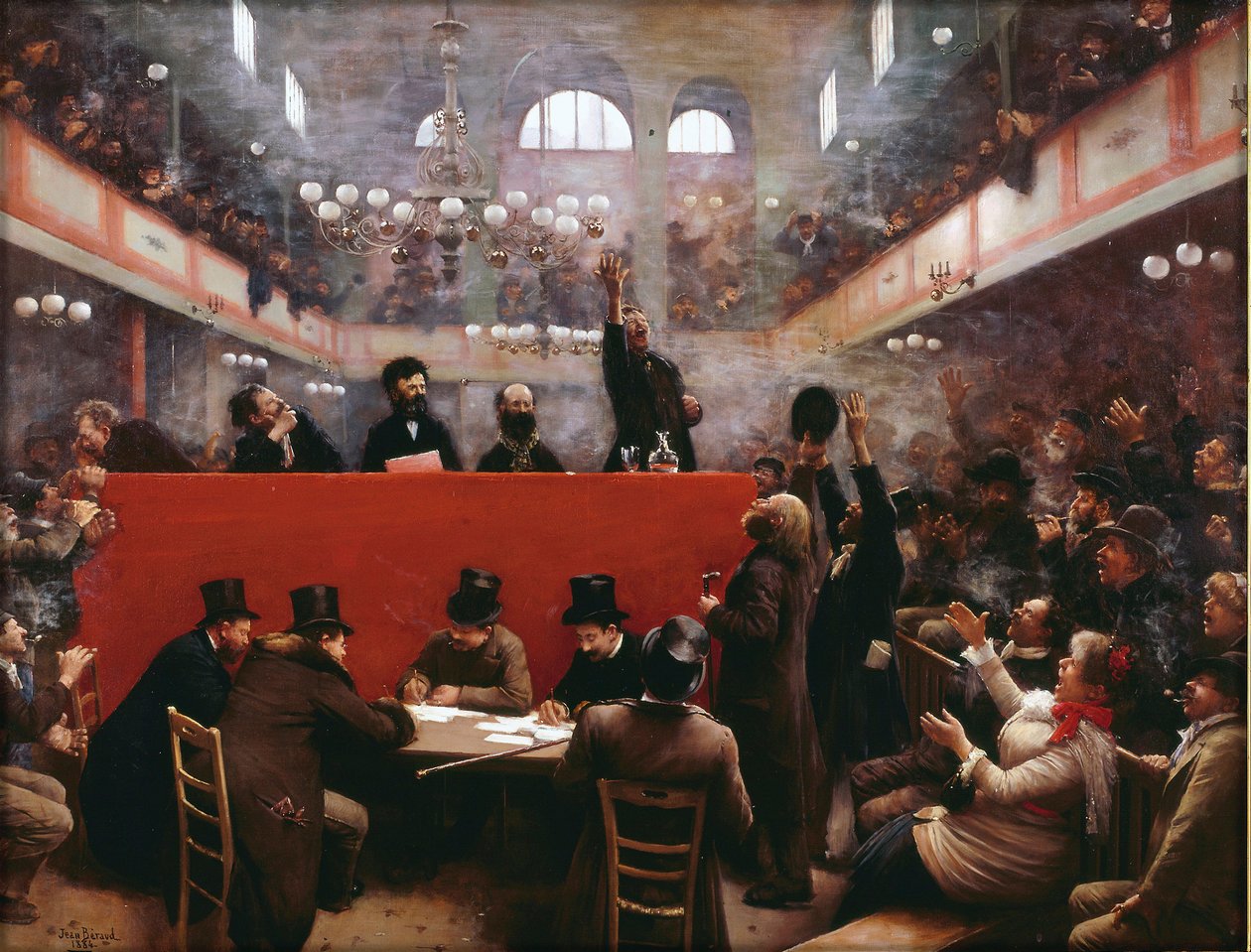 En la sala de reuniones Graffard de Jean Beraud