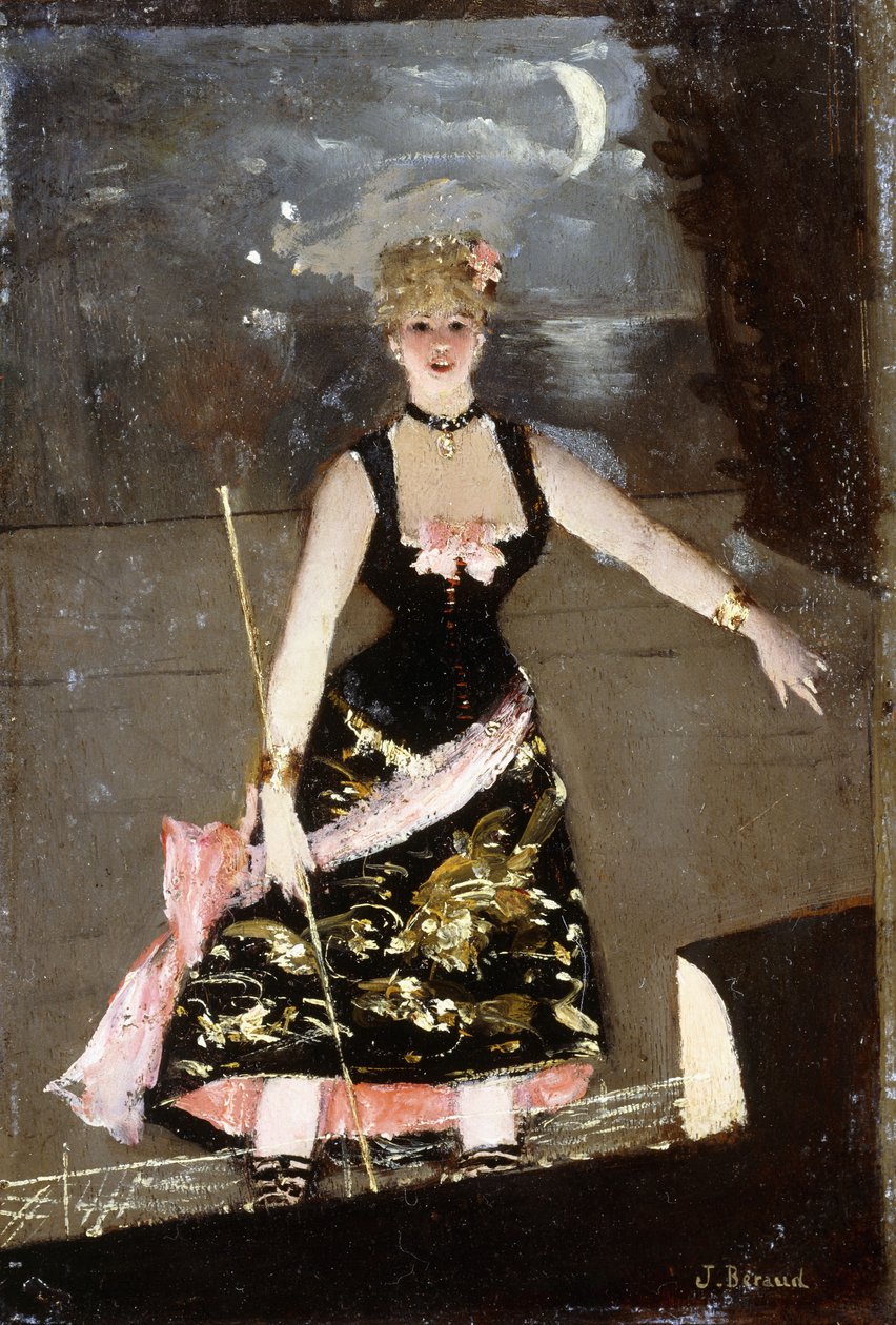 La Cantante del Music Hall de Jean Beraud