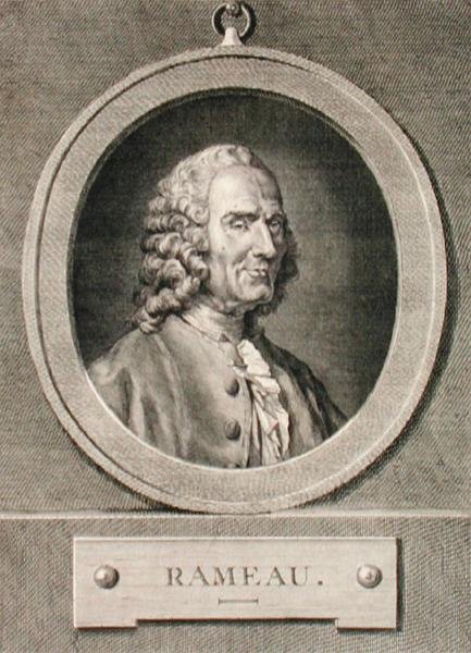 Retrato de Jean Philippe Rameau (1683-1764) grabado por Benoist de Jean Bernard (after) Restout