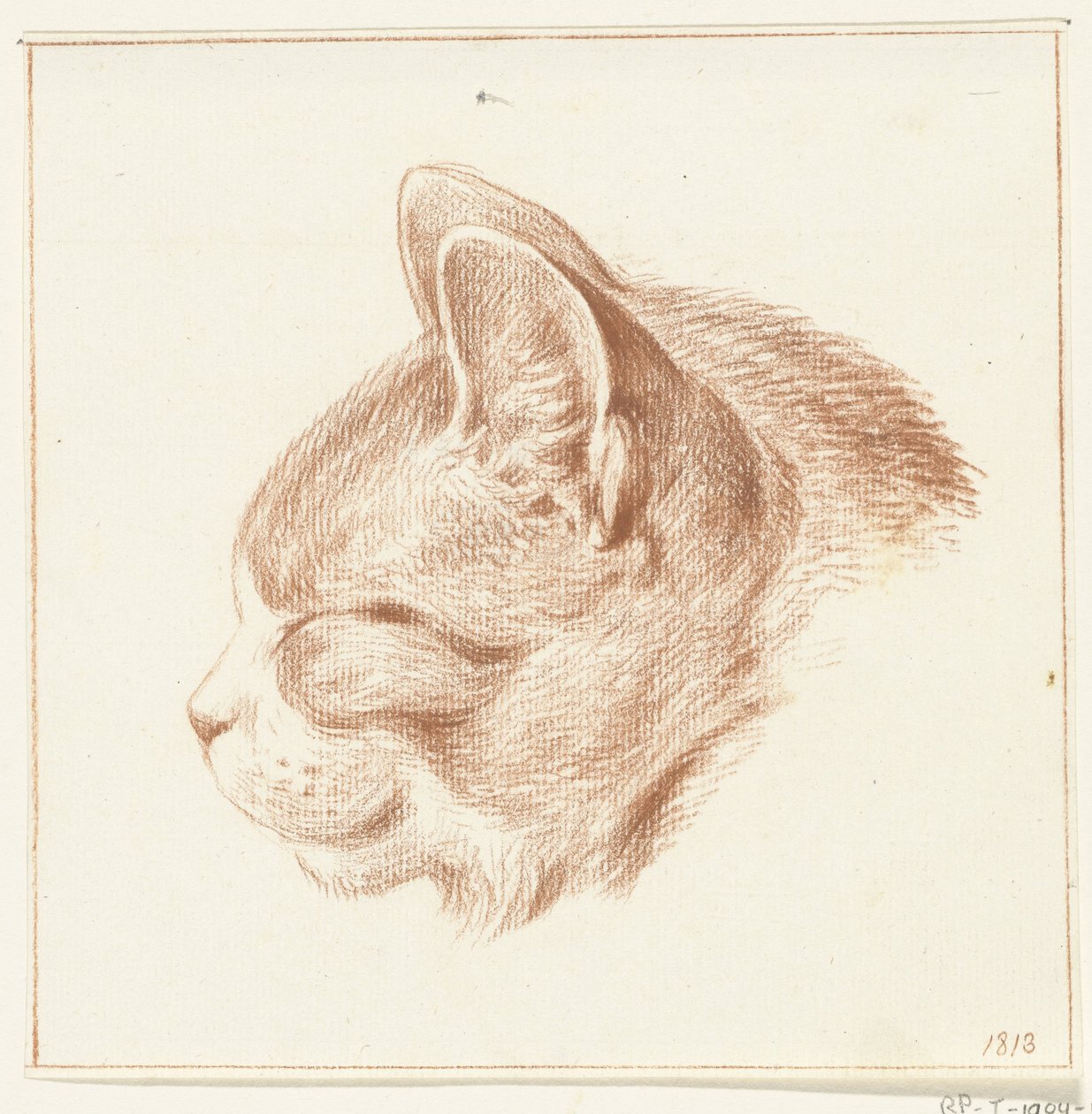 Cabeza de gato, a la izquierda de Jean Bernard
