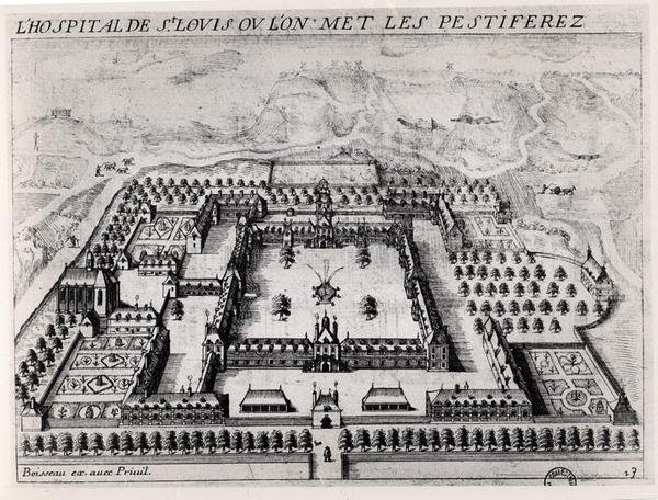 Hospital Saint-Louis, principios del siglo XVII de Jean Boisseau