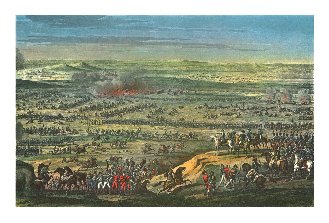 La batalla de Austerlitz, 2 de diciembre de 1805, c1850 de Jean Bosq