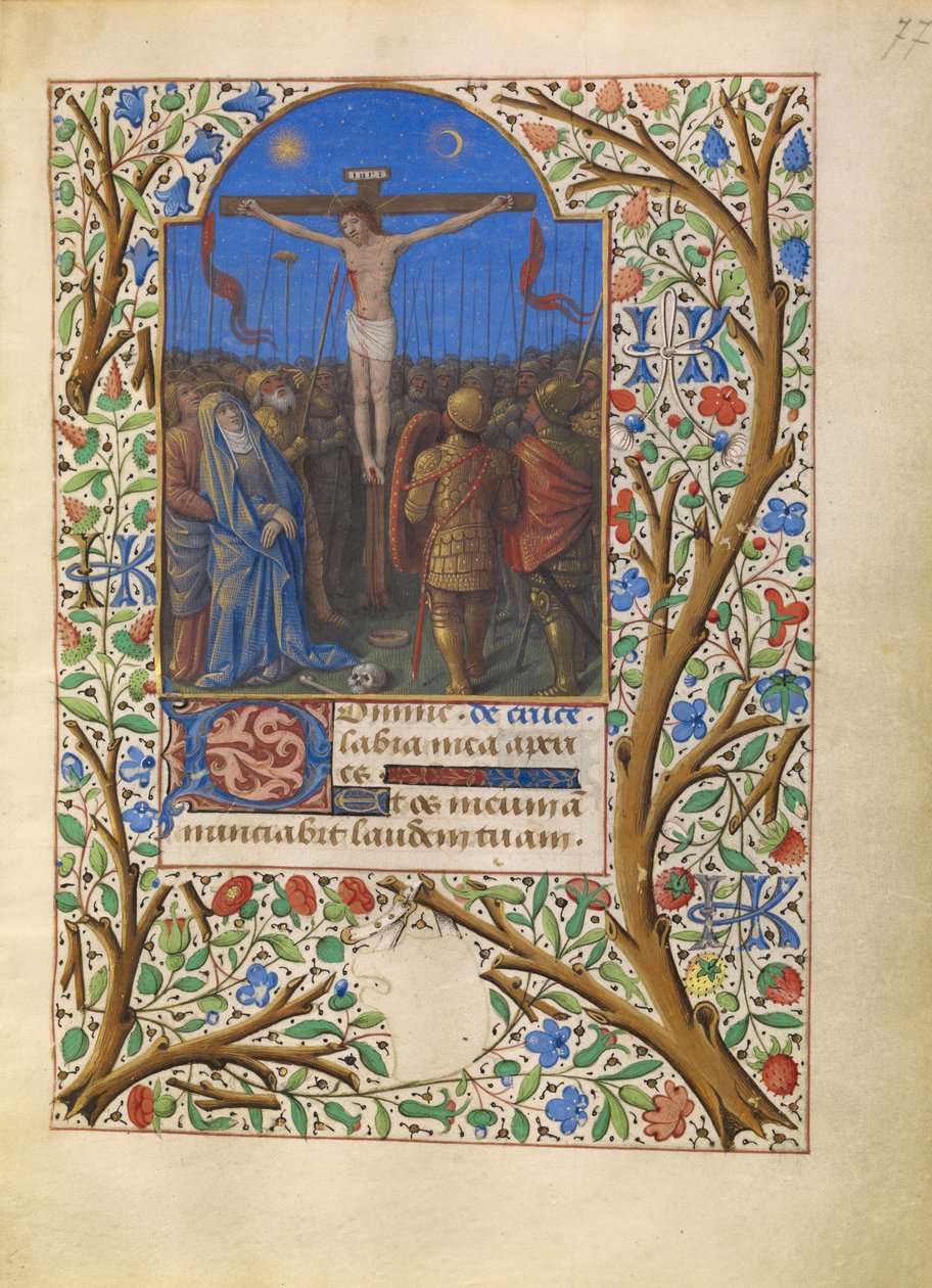 Die Kreuzigung de Jean Bourdichon