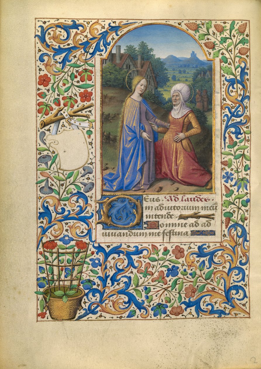 Die Heimsuchung de Jean Bourdichon