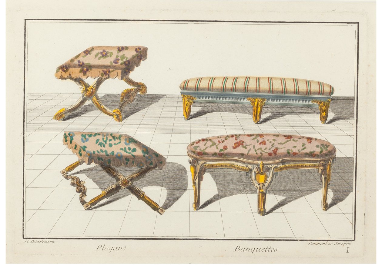 Ployans, Banquettes. Nouvelle Iconologie Historique ou Attributs Hiéroglyphiques, c.1768 de Jean Charles Delafosse