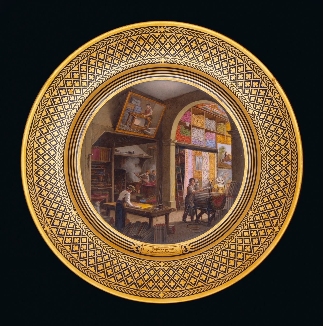 Papiers Peints, Laboratorio, Magasin, c.1820-35 de Jean Charles Develly
