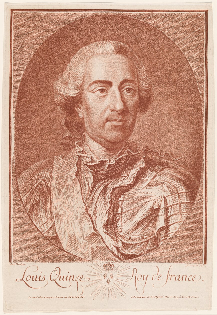Luis XV, Rey de Francia de Jean Charles François