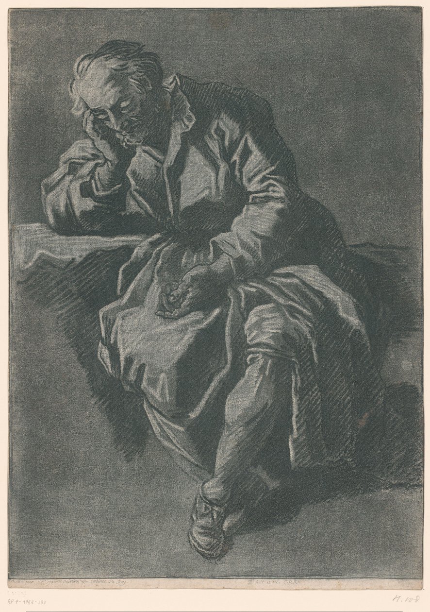 Hombre sentado de Jean Charles François