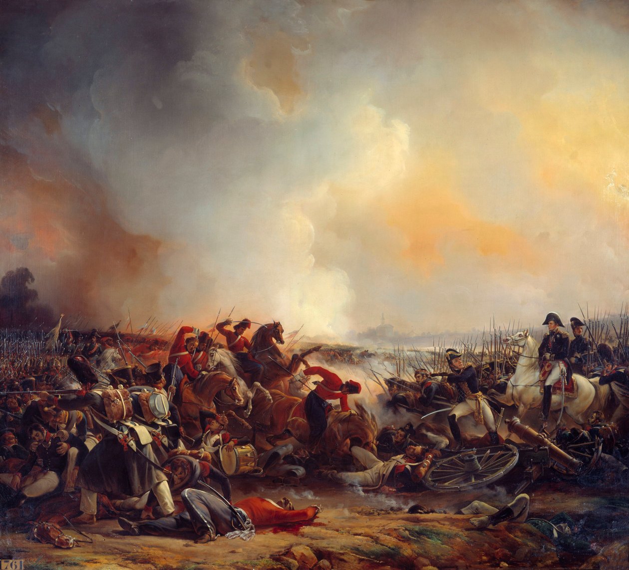 Batalla de Polotsk el 18/08/1812 de Jean Charles Langlois