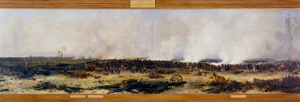 Campaña de Rusia: Panorama de la Batalla de Moscova el 7/09/1812 de Jean Charles Langlois