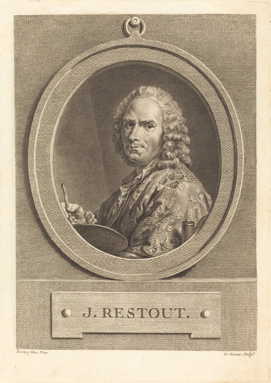 Jean Restout de Jean Charles Levasseur after Jean Bernard Restout