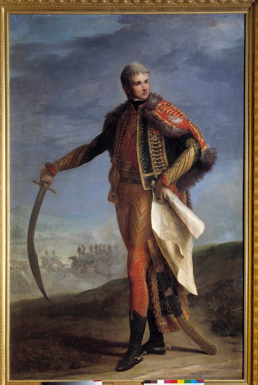 Retrato de cuerpo entero de Jean Lannes (1769-1809) Duque de Montebello, mariscal del Imperio de Jean Charles Nicaise Perrin