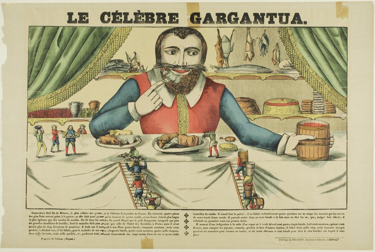 El famoso Gargantúa de Jean Charles Pellerin