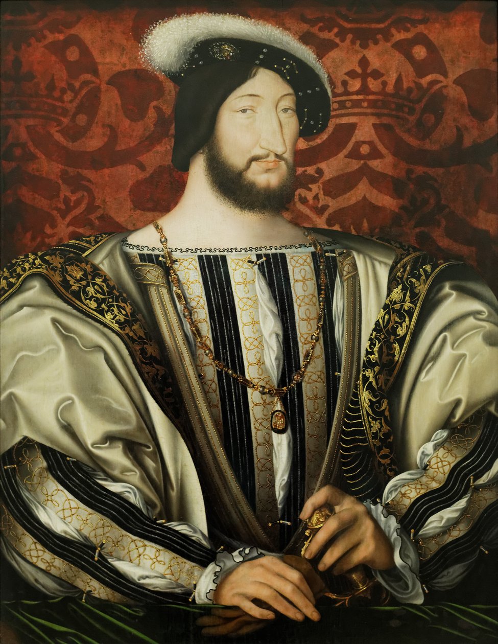 Francés: François Ier (1494-1547), roi de France Francisco I (1494-1547), rey de Francia de Jean Clouet