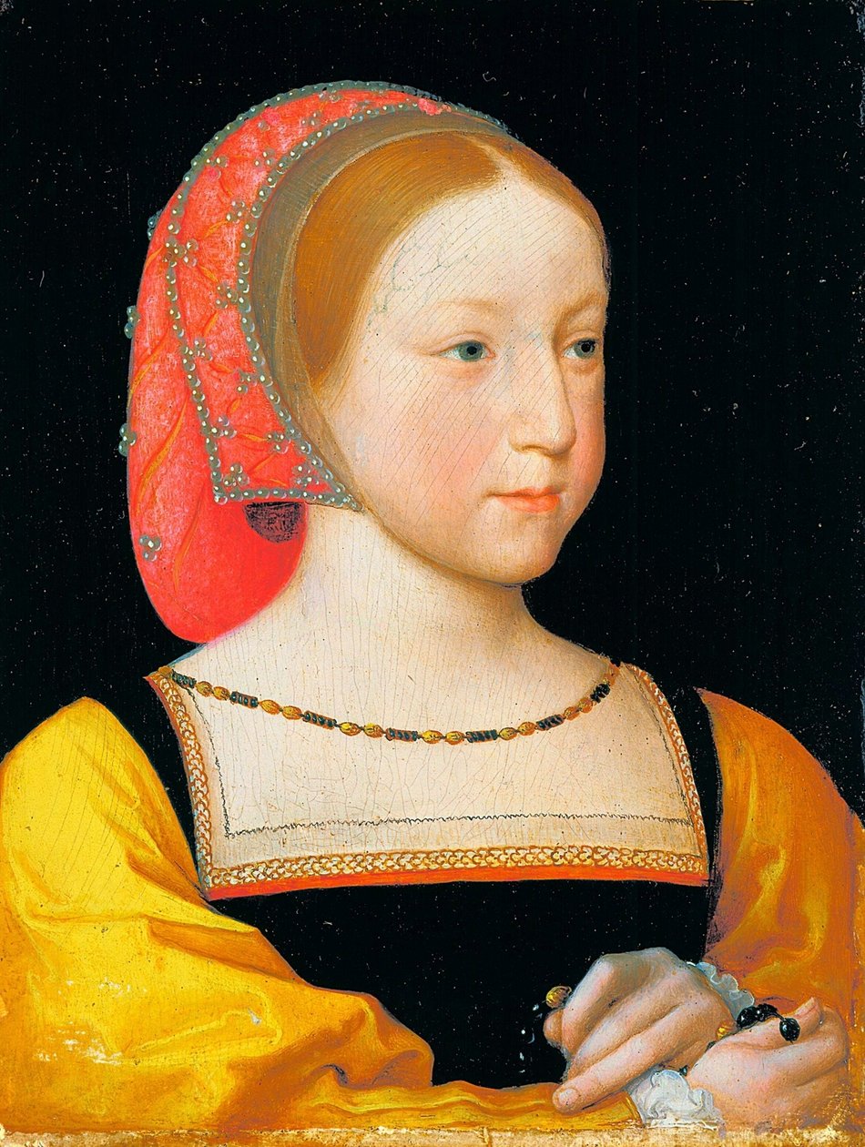 Francés: Portrait de Charlotte de Valois Retrato de Carlota de Francia de Jean Clouet