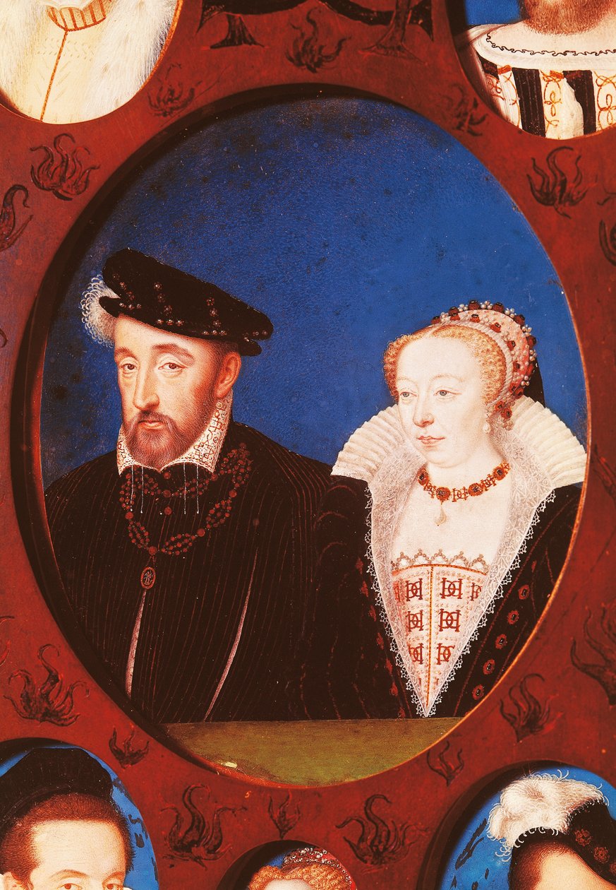 Retrato de Enrique II de Francia de Jean Clouet