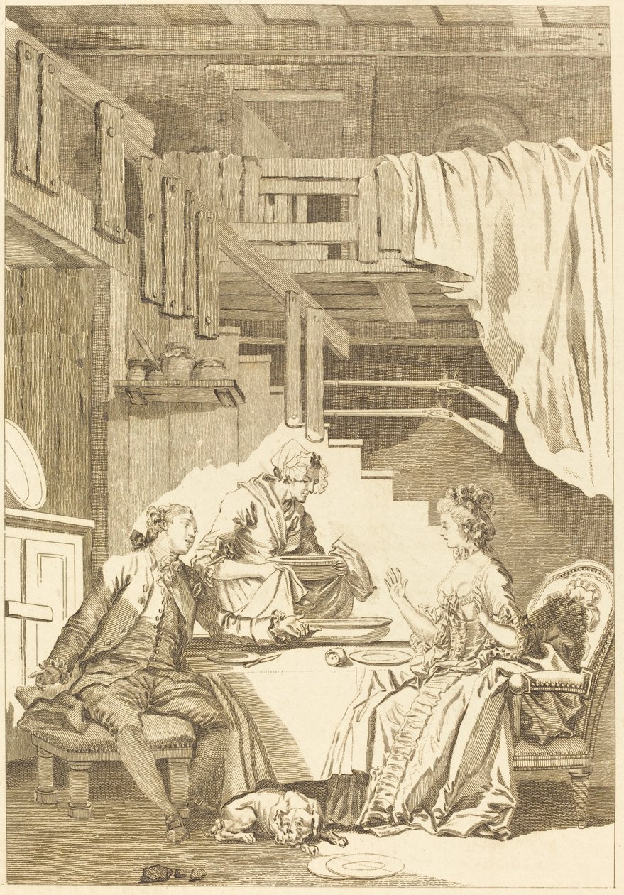 Le faucon de Jean Dambrun and Jean Baptiste Tilliard after Jean Honoré Fragonard