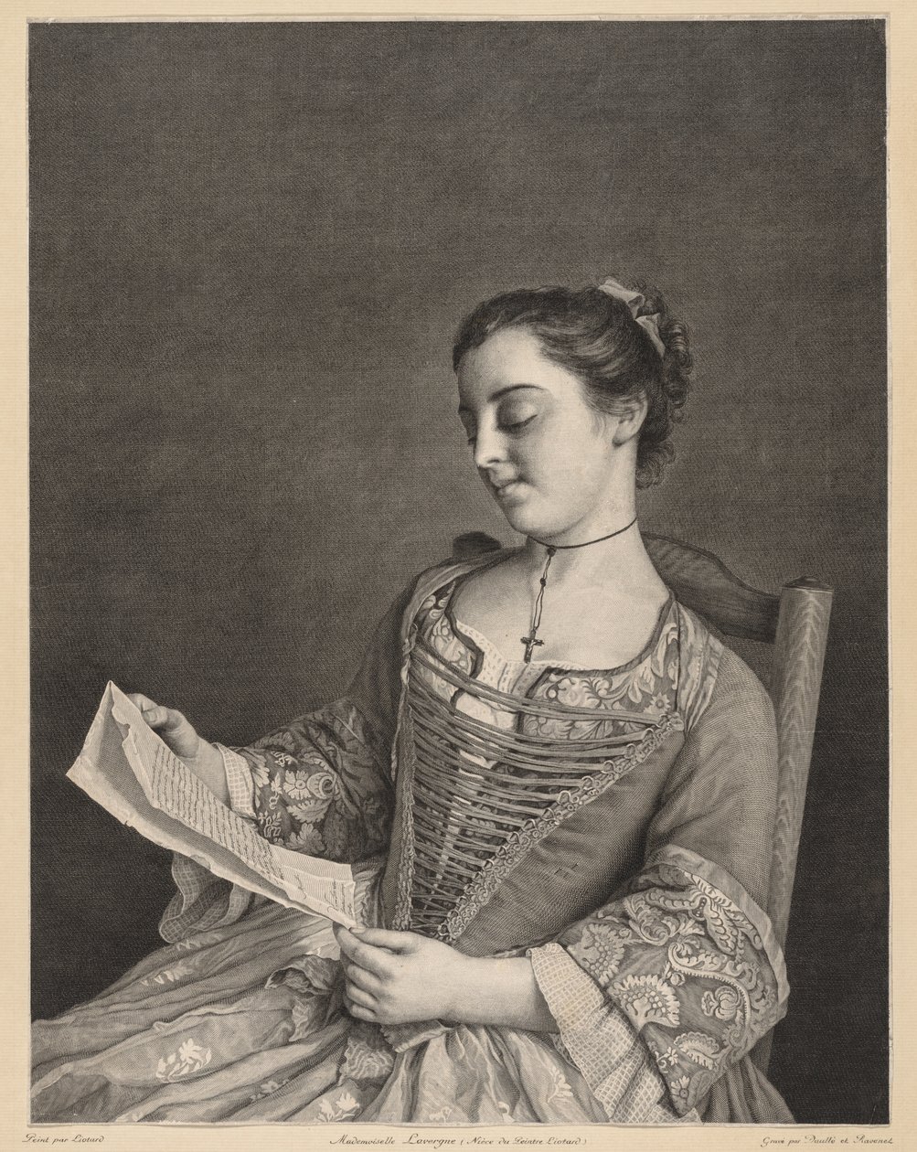 Mademoiselle Lavergne de Jean Daullé