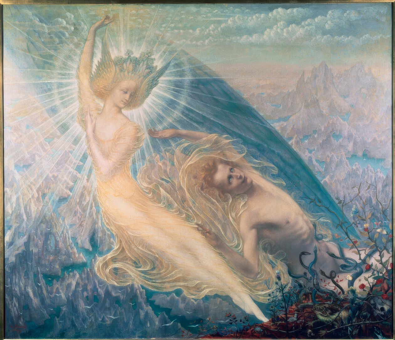 El ángel de los esplendores de Jean Delville