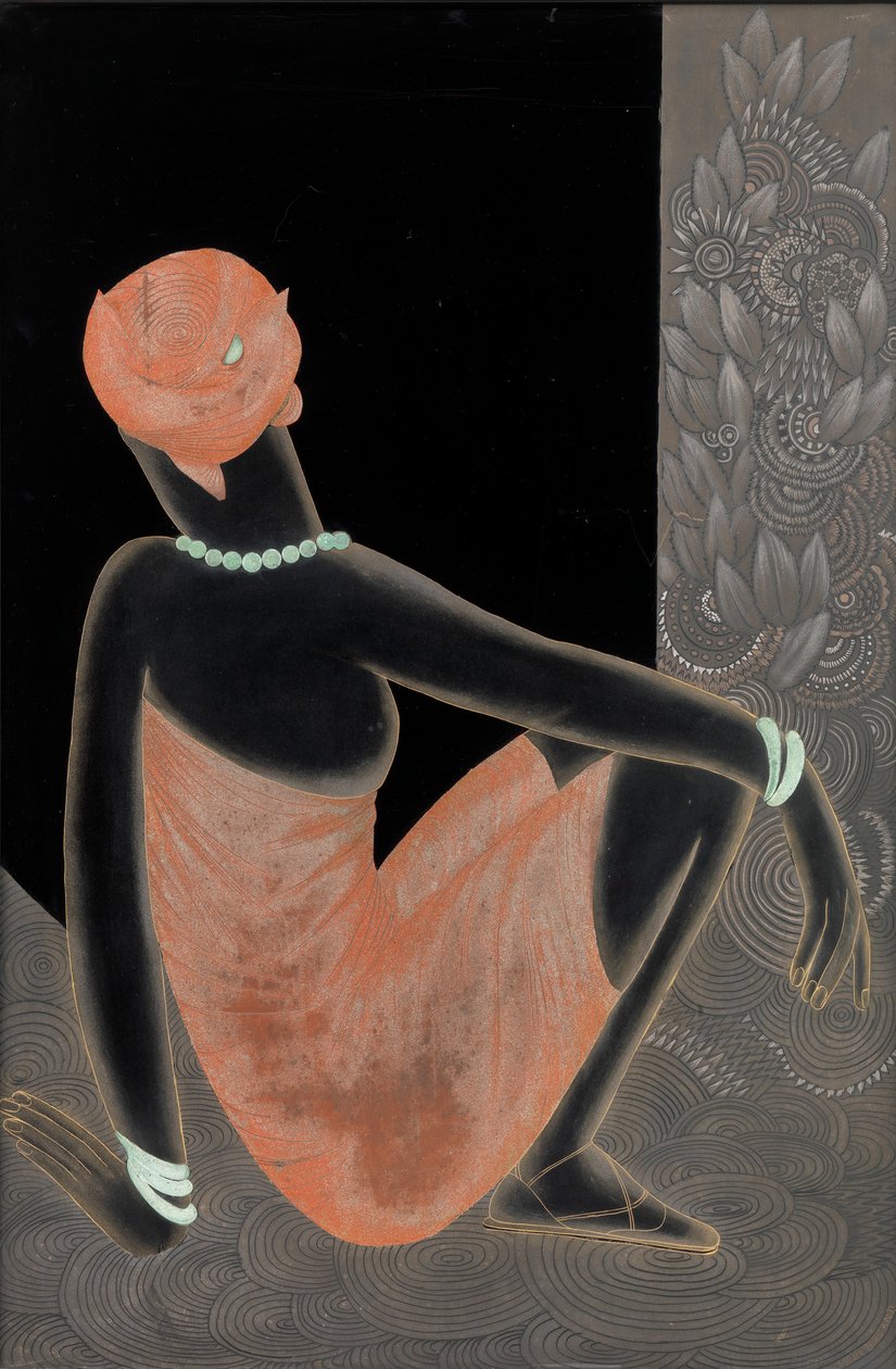 Mujer africana, 1928-30 de Jean Dunand
