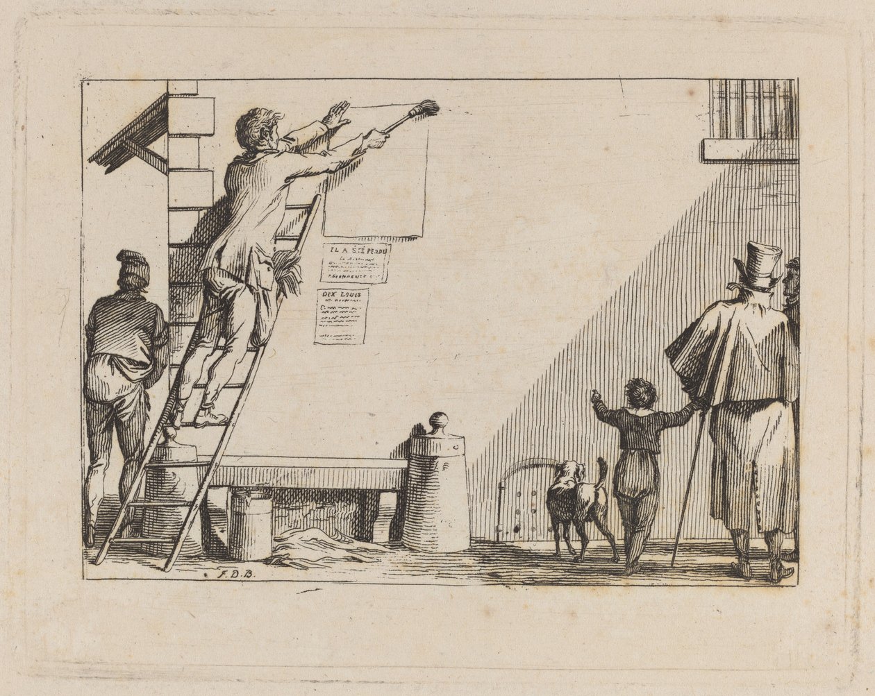 Escena Callejera de Jean Duplessis Bertaux