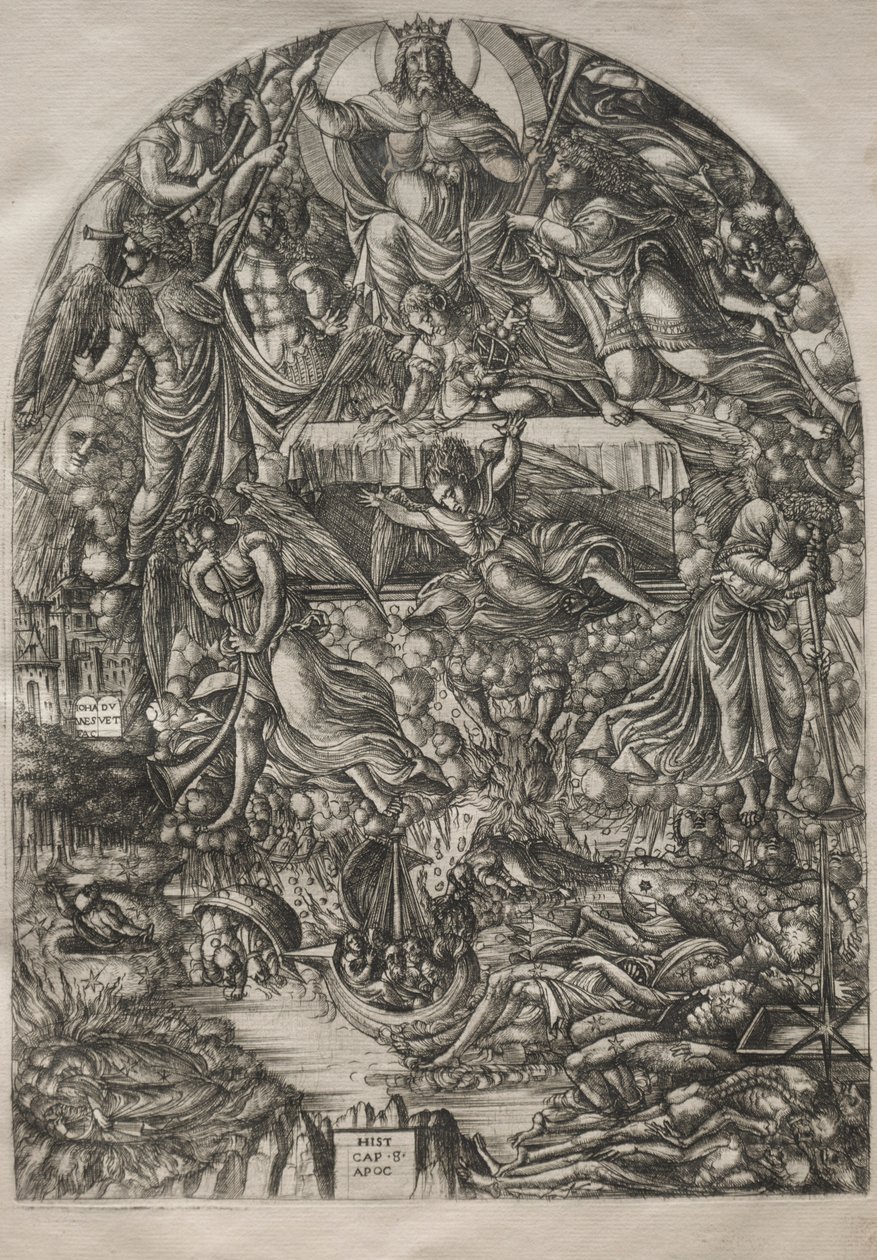 El Apocalipsis: La apertura del séptimo sello, 1546-1556 de Jean Duvet