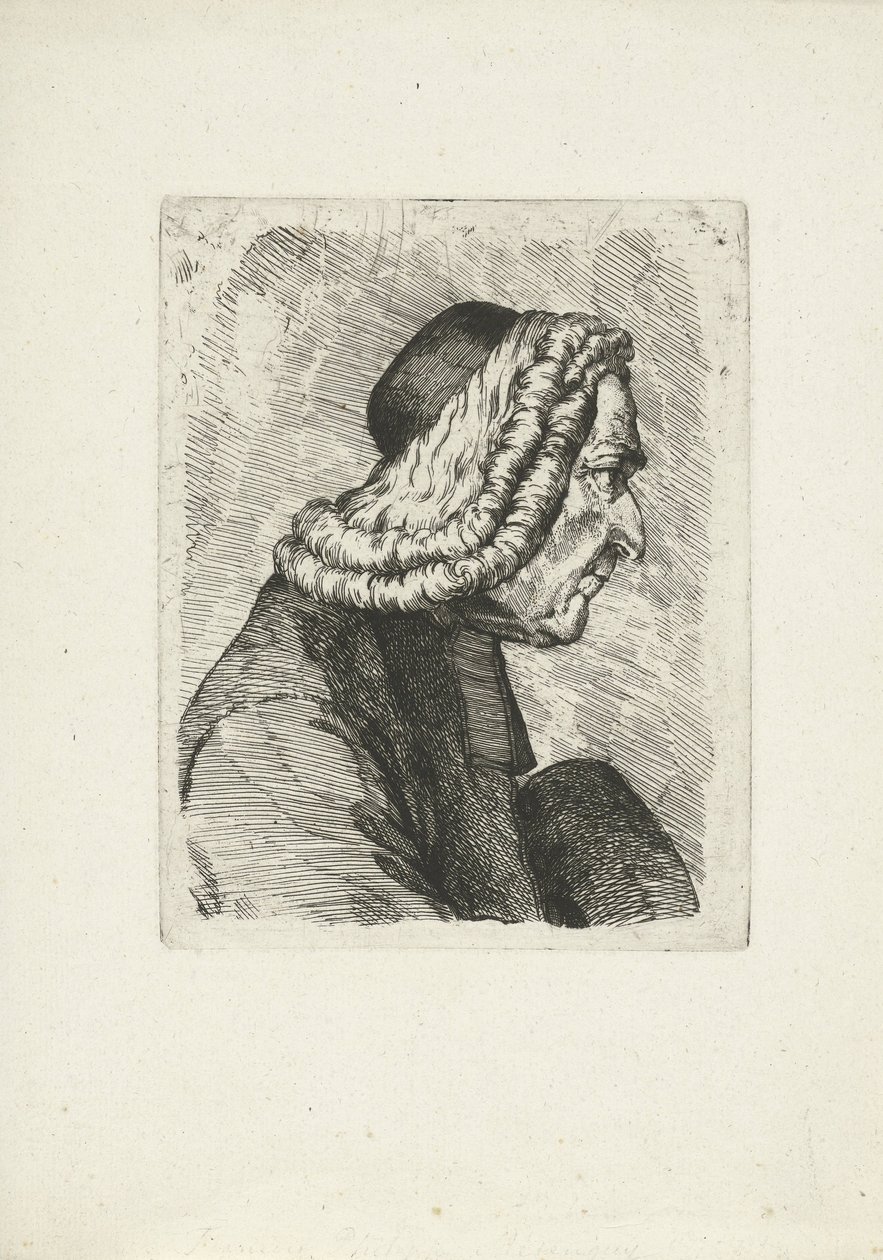 Retrato de François-Philippe Mesenguy de Jean Duvivier (attributed to)