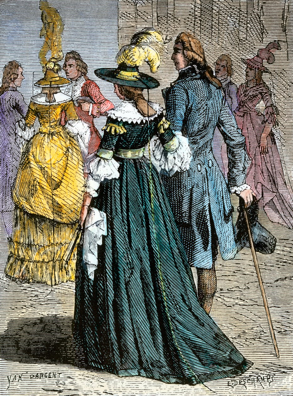 Moda parisina de Jean Edouard (1824-99) Dargent