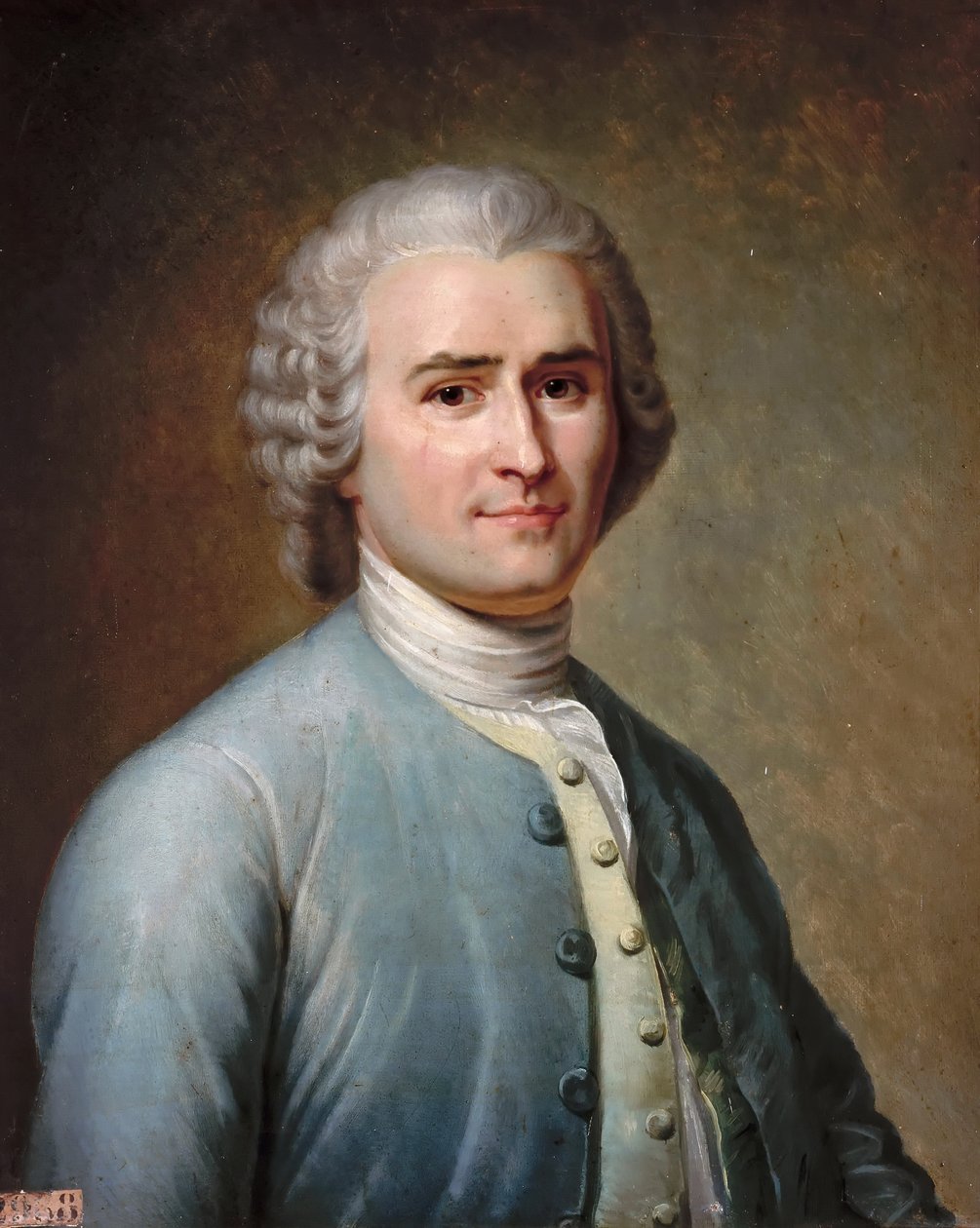Retrato de Jean-Jacques Rousseau 1712-1778 de Jean Edouard Lacretelle