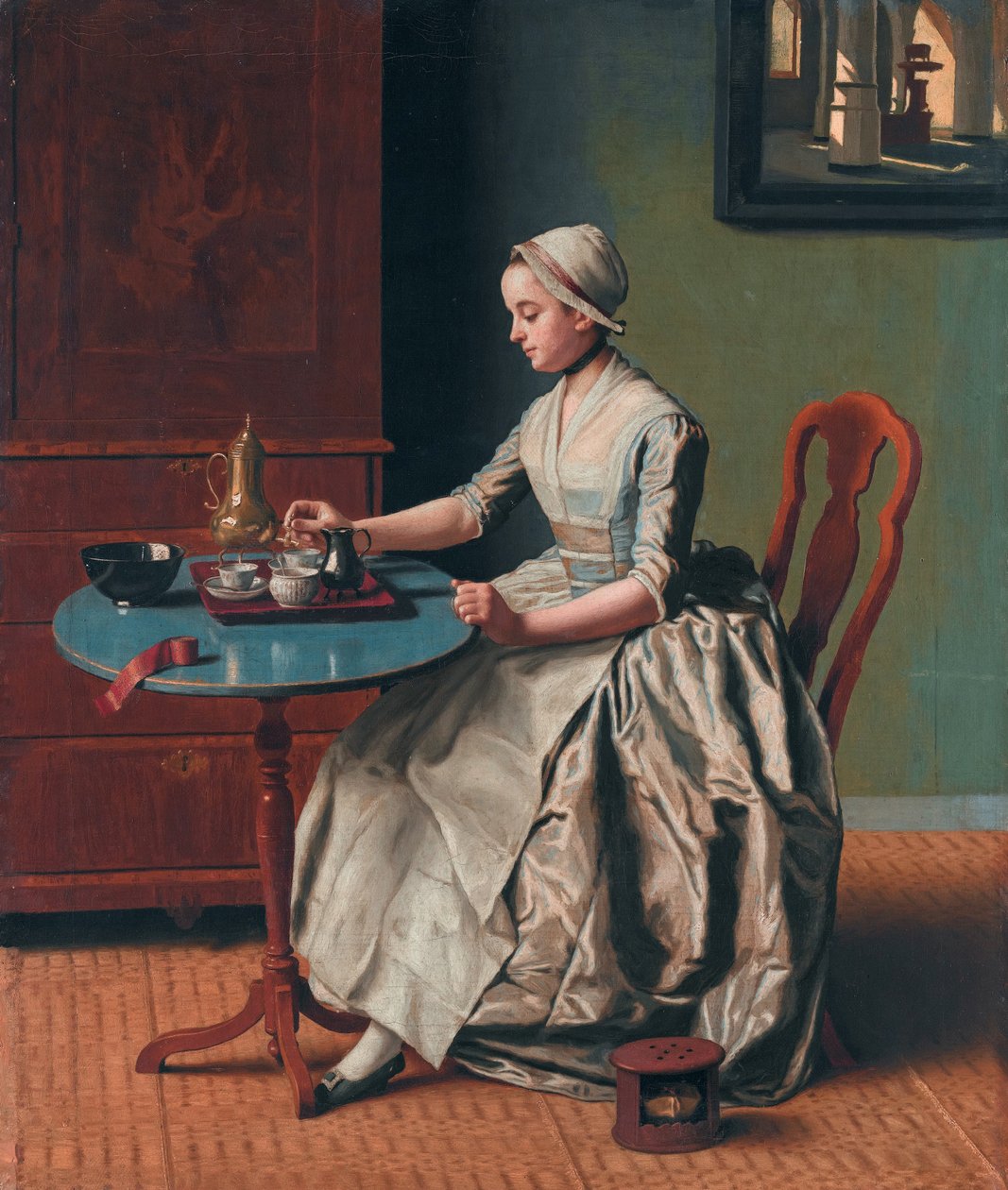Una holandesa desayunando de Jean Étienne Liotard