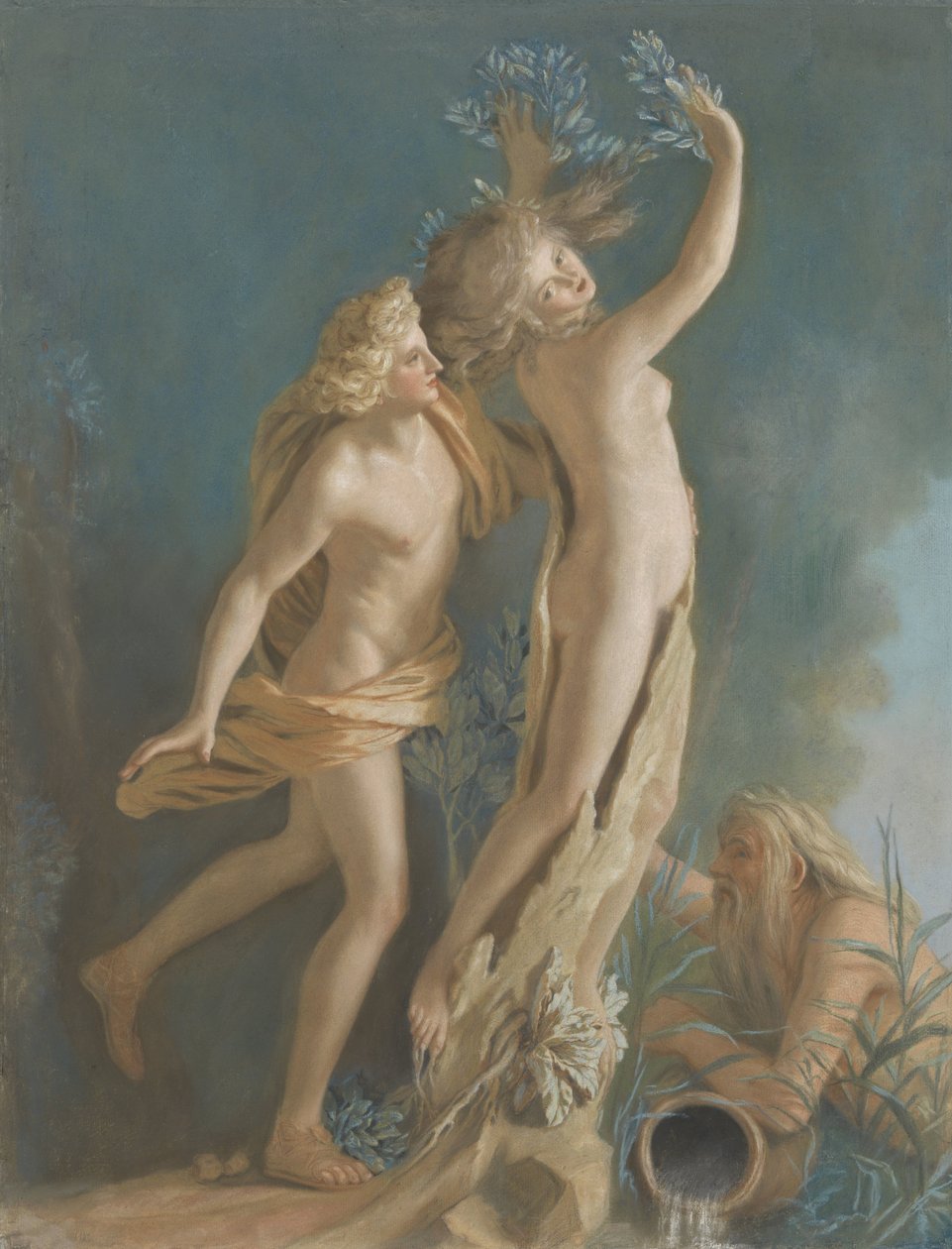 Apolo y Dafne, según el grupo de mármol de Lorenzo Bernini en la Galería Borghese, Roma
Apolo y Dafne, según el grupo de mármol de Lorenzo Bernini en la Galería Borghese, Roma de Jean Étienne Liotard
