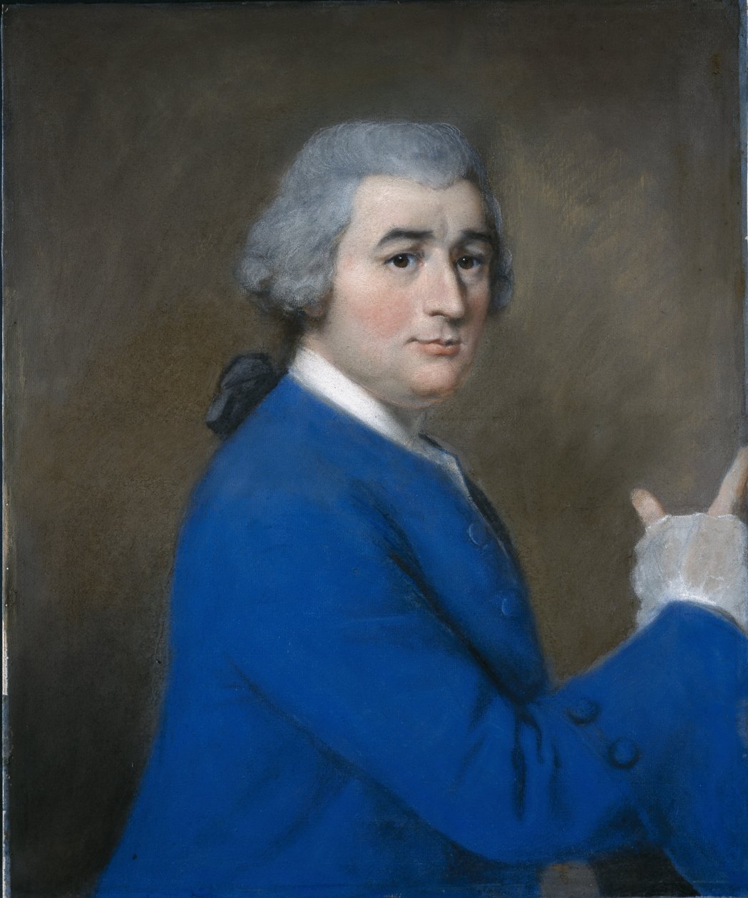 David Garrick, con abrigo alto de Jean Étienne Liotard