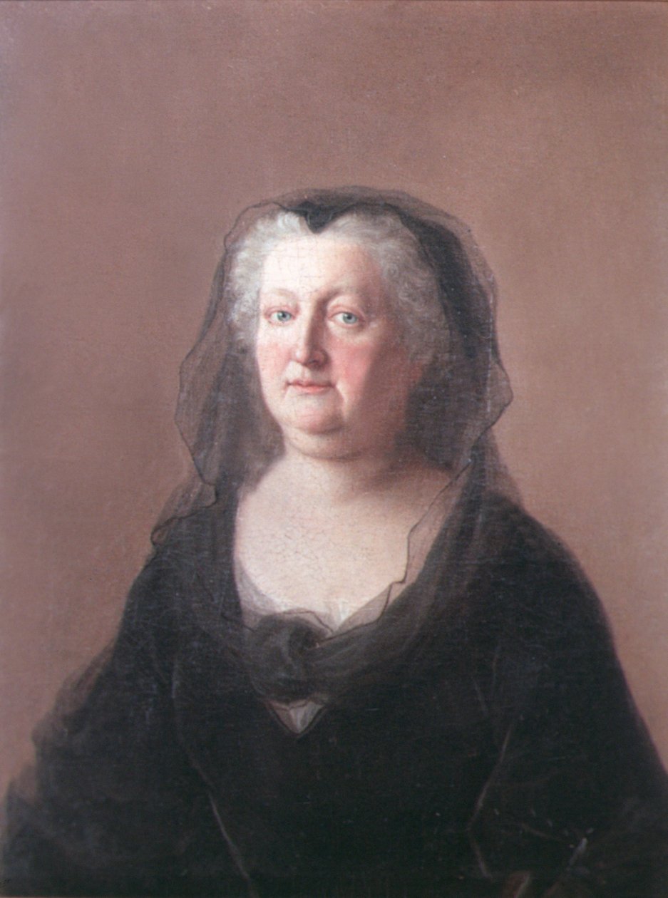 Isabel Cristina de Brunswick-Wolfenbüttel Emperatriz de Alemania (1691-1750) esposa del Emperador del Sacro Imperio Romano Germánico Carlos VI (1685-1740) 1743-44 de Jean Étienne Liotard