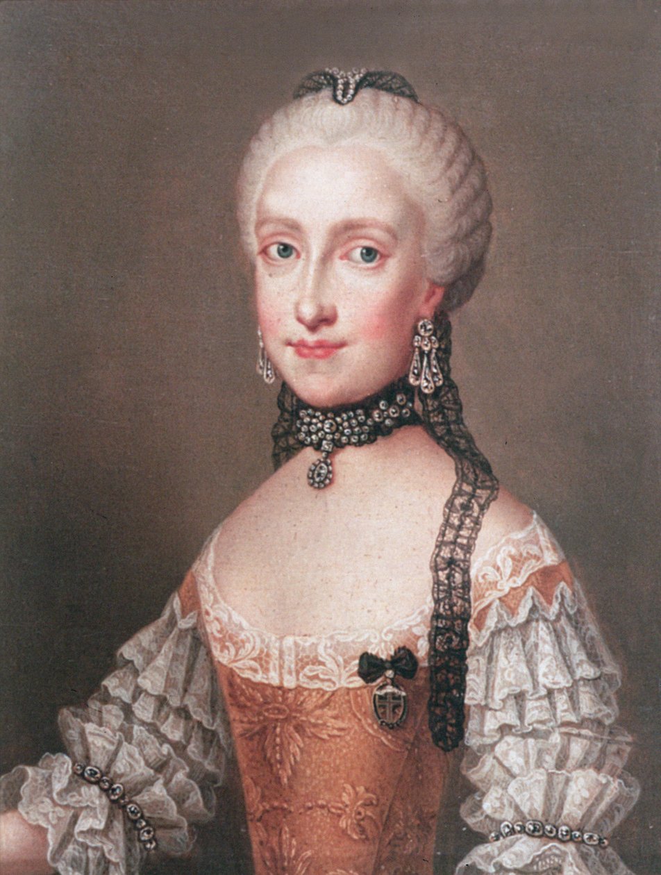 Infanta María Ludovica, hija de Carlos III de España y esposa de Leopoldo II (1747-92) Emperador del Sacro Imperio Romano y gran duque de Toscana de Jean Étienne Liotard