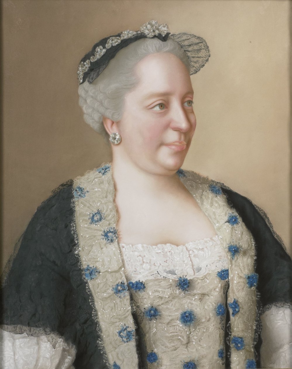 Retrato de la Emperatriz María Teresa de Austria (1717-1780) de Jean Étienne Liotard
