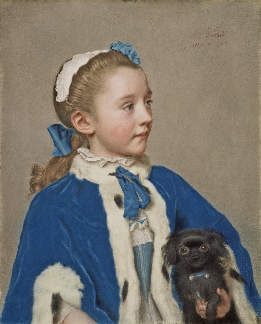 Retrato de Maria Frederike van Reede-Athlone a los siete años de edad de Jean Étienne Liotard