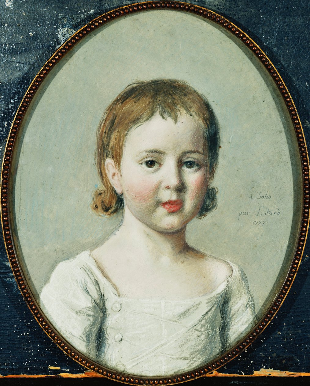 Retrato de Matthew Robinson Boulton, Busto a los 3 Años de Jean Étienne Liotard