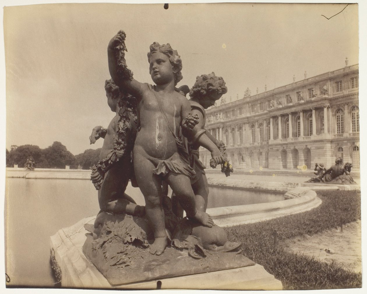 Versalles, esquina del parque de Jean Eugène Auguste Atget