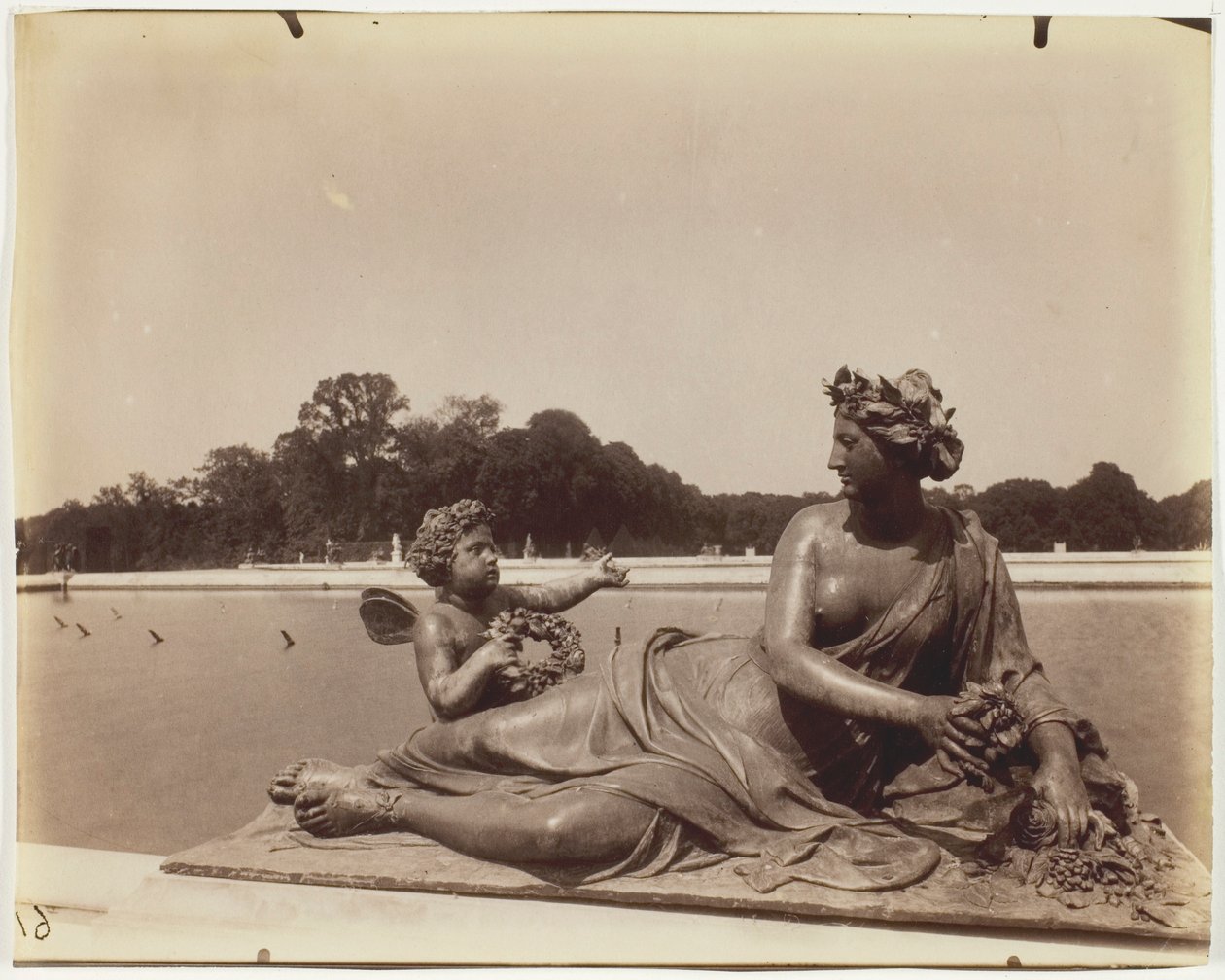 Versalles, esquina del parque de Jean Eugène Auguste Atget