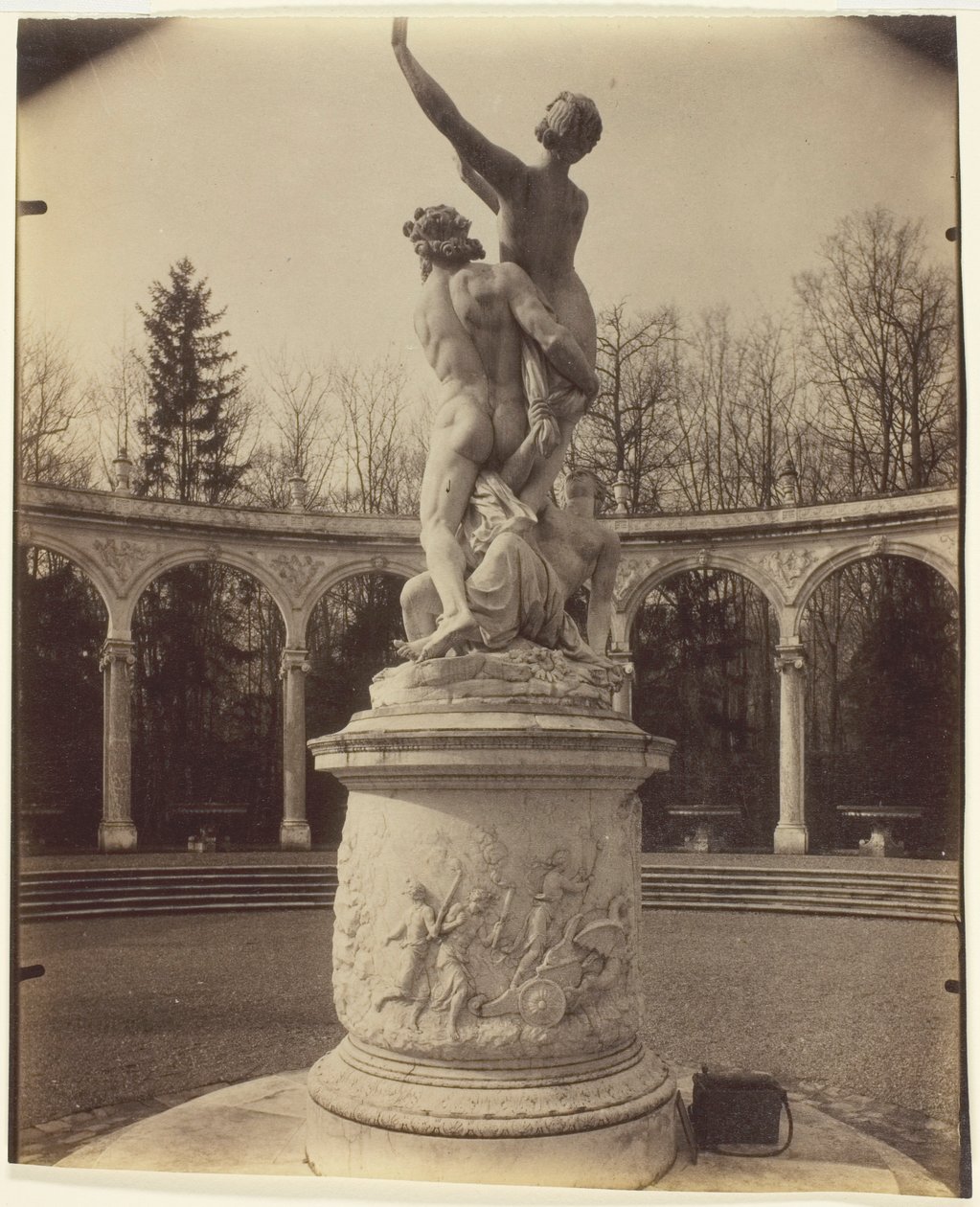 Versalles, Rapto de Proserpina por Plutón de Jean Eugène Auguste Atget
